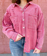 Load image into Gallery viewer, Adore You More | Women's Distressed Denim Jacket { Various Colors }