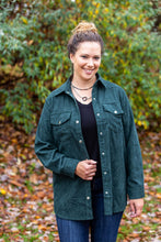Load image into Gallery viewer, PREORDER: Avery Corduroy Jacket in Dark Green