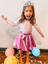 Load image into Gallery viewer, Pink Lady | Girl's Metallic Skort