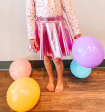 Load image into Gallery viewer, Pink Lady | Girl's Metallic Skort