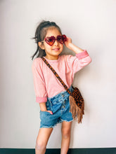 Load image into Gallery viewer, Vintage Like Vinyl MAUVE PINK | Kids Mineral Wash Boyfriend Tee