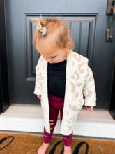 Load image into Gallery viewer, Girls | Chenille Cheetah Cardigan