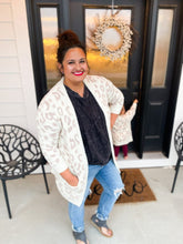 Load image into Gallery viewer, Women's Chenille Cheetah Cardigan