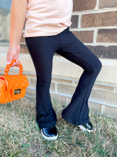 Load image into Gallery viewer, Black Butter Flares | Girls | Sizes: Toddler - Tween!