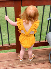 Load image into Gallery viewer, You Are My Sunshine | Ruffle Sleeve Romper { 2 Colors }