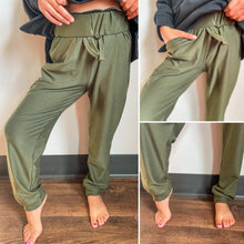 Load image into Gallery viewer, Kid's | Olive Bizzy Butter Drawstring Joggers