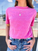 Load image into Gallery viewer, Swipe Left | Vintage Mineral Wash Boyfriend Tee | {various colors}