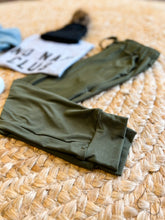 Load image into Gallery viewer, Kid's | Olive Bizzy Butter Drawstring Joggers
