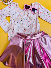 Load image into Gallery viewer, Pink Lady | Girl's Metallic Skort