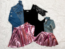 Load image into Gallery viewer, BARBIE GIRL | Women's Pink Metallic Skort