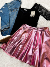 Load image into Gallery viewer, BARBIE GIRL | Women's Pink Metallic Skort