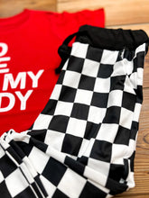 Load image into Gallery viewer, Kids' | Talladega Bizzy Butter Checker Drawstring Joggers