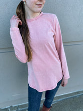 Load image into Gallery viewer, Vintage Like Vinyl MAUVE PINK | Mineral Wash Boyfriend Tee