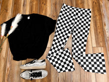 Load image into Gallery viewer, Meet Me at the Finish Line | Adult Checkered Butter Soft Flares