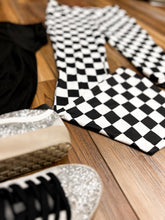 Load image into Gallery viewer, Meet Me at the Finish Line | Adult Checkered Butter Soft Flares