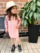 Load image into Gallery viewer, Vintage Like Vinyl MAUVE PINK | Kids Mineral Wash Boyfriend Tee
