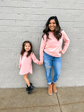 Load image into Gallery viewer, Vintage Like Vinyl MAUVE PINK | Kids Mineral Wash Boyfriend Tee