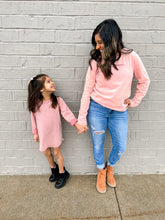 Load image into Gallery viewer, Vintage Like Vinyl MAUVE PINK | Kids Mineral Wash Boyfriend Tee
