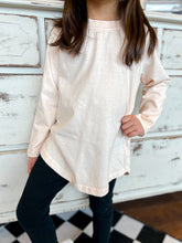 Load image into Gallery viewer, Vintage Like Vinyl PEACH BLOSSOM | Kids Mineral Wash Boyfriend Tee