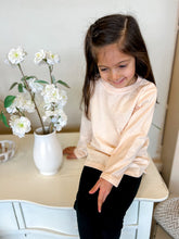 Load image into Gallery viewer, Vintage Like Vinyl PEACH BLOSSOM | Kids Mineral Wash Boyfriend Tee