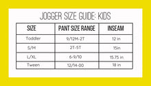 Load image into Gallery viewer, Kids' | Talladega Bizzy Butter Checker Drawstring Joggers