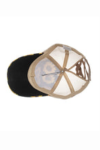 Load image into Gallery viewer, Sunflower Mesh Splicing Criss-Cross Hollow Out Baseball Cap
