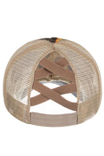 Load image into Gallery viewer, Sunflower Mesh Splicing Criss-Cross Hollow Out Baseball Cap