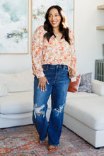 Load image into Gallery viewer, Marigold Dreams Floral Blouse