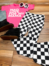Load image into Gallery viewer, Meet Me At The Finish Line | Kids Checkered Flares