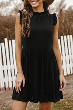 Load image into Gallery viewer, Ruffle Sleeve Babydoll Dress