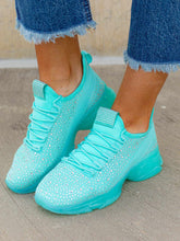 Load image into Gallery viewer, PREORDER Maxed In Bling Sneakers - Neon Pink