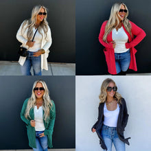 Load image into Gallery viewer, PREORDER: Winter Reese Ribbed Cardigan in Four Colors