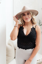 Load image into Gallery viewer, Wild And Free Crop Top in Black