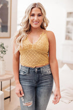Load image into Gallery viewer, Wild And Free Crop Top in Mustard