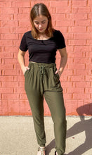 Load image into Gallery viewer, Adult | Olive Butter Drawstring Joggers
