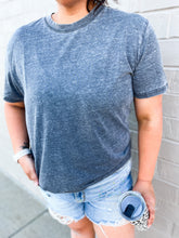 Load image into Gallery viewer, Swipe Left | Vintage Mineral Wash Boyfriend Tee | {various colors}