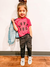 Load image into Gallery viewer, Kid's | Black Bizzy Butter Drawstring Joggers