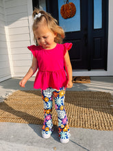 Load image into Gallery viewer, Mirabel | Girl's Floral Butter Soft Flares
