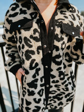 Load image into Gallery viewer, Women's | Mommy & Me Leopard Sherpa & Corded Jacket