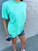 Load image into Gallery viewer, Swipe Left | Vintage Mineral Wash Boyfriend Tee | {various colors}