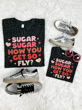 Load image into Gallery viewer, Sugar Sugar MINI | Girl's Black Cheetah Graphic Tee