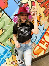 Load image into Gallery viewer, I Can Buy Myself Flowers | Boho Vintage Black Unisex Graphic Tee