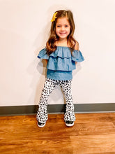 Load image into Gallery viewer, Cruella | Girl's Dalmatian Butter Soft Flares