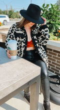 Load image into Gallery viewer, Women's | Mommy & Me Leopard Sherpa & Corded Jacket