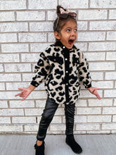 Load image into Gallery viewer, Kids | Mommy & Me Leopard Sherpa & Corded Jacket