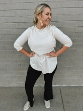 Load image into Gallery viewer, Vintage Like Vinyl ANTIQUE WHITE | Mineral Wash Boyfriend Tee