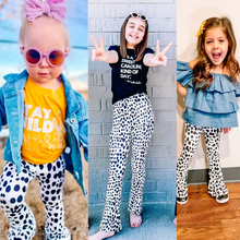 Load image into Gallery viewer, Cruella | Girl's Dalmatian Butter Soft Flares