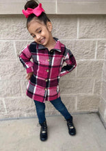 Load image into Gallery viewer, Preorder-Kids | Flannel Shackets | Mommy & Me {Various Colors}