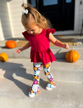 Load image into Gallery viewer, Mirabel | Girl's Floral Butter Soft Flares