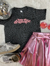 Load image into Gallery viewer, A Little Bit Dramatic | Girl's Black Leopard Tee